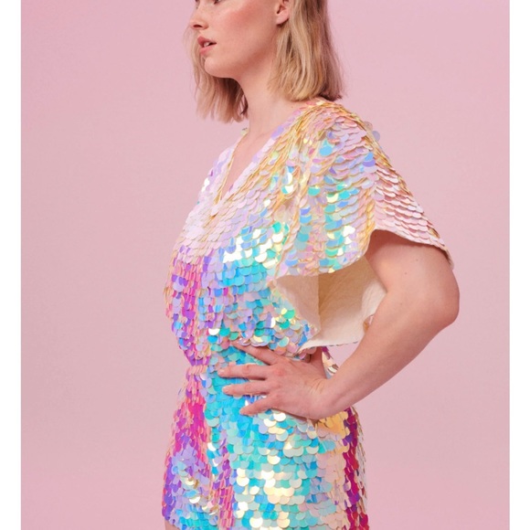 Rosa Bloom sequin romper as worn by Taylor Swift - Picture 5 of 6